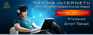 Vebinar: Rad na internetu @ Online seminar