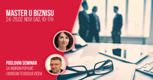 Master u biznisu - dvodnevni poslovni seminar @ Klub Biznis na štiklama